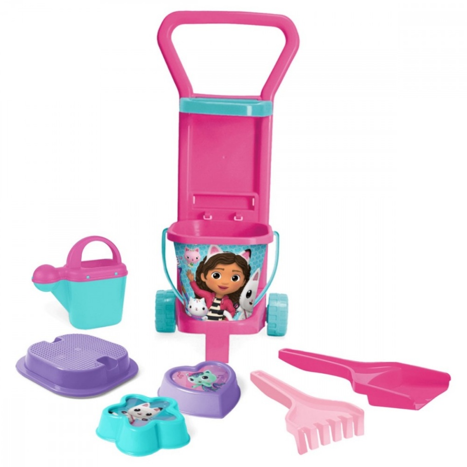 Wader Stroller with summer set Gabbys Dollhouse