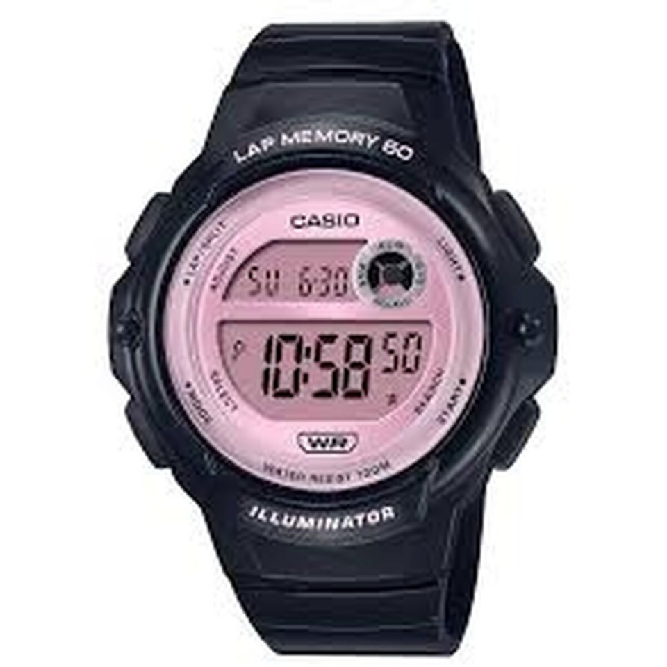 Casio naiste kell ILLUMINATOR - PINK (Ø 40,5mm)