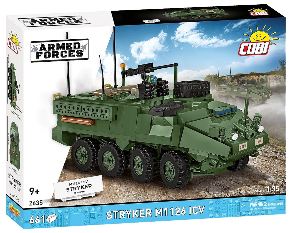 Cobi klotsid Blocks Stryker M1126 ICV 661 blocks
