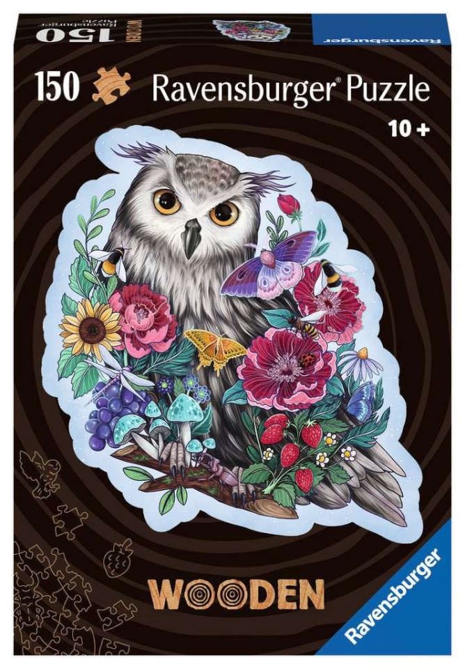 Ravensburger puidust pusle Mysterious Owl 150-osaline 17511