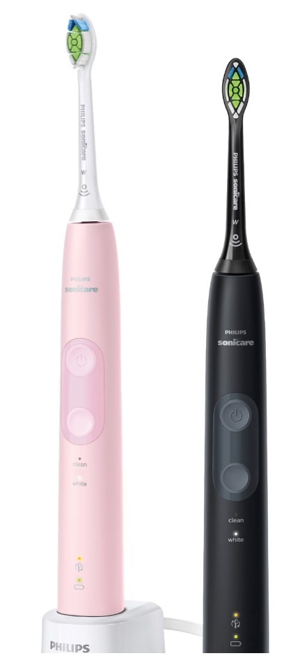 Philips elektriline hambahari Sonicare ProtectiveClean 4500 DUO (HX6830/35), must+roosa