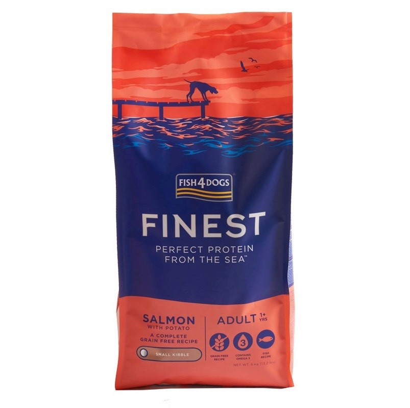 Fish4dogs kuivtoit koerale Finest Small Breed Salmon, 6kg