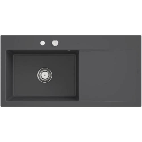 Villeroy&Boch valamu 336202I4, Subway Style 60, 100cm,pealt paigaldatav, nupuga, keraamiline, Graphite