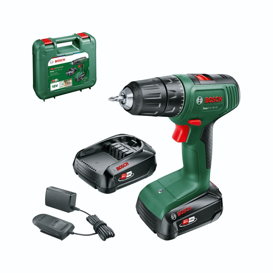 Bosch akutrell EasyDrill 18V-40 2x1.5Ah