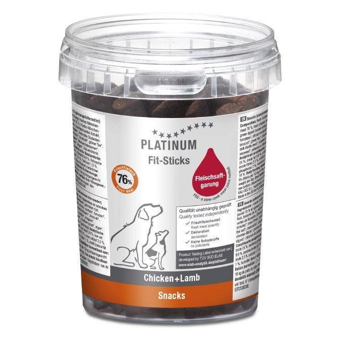 Platinum maius koerale Fit-Sticks Chicken+Lamb, 300g