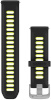 Garmin pulsikella rihmade komplekt Quick Release 20mm Forerunner 170 must/kollane