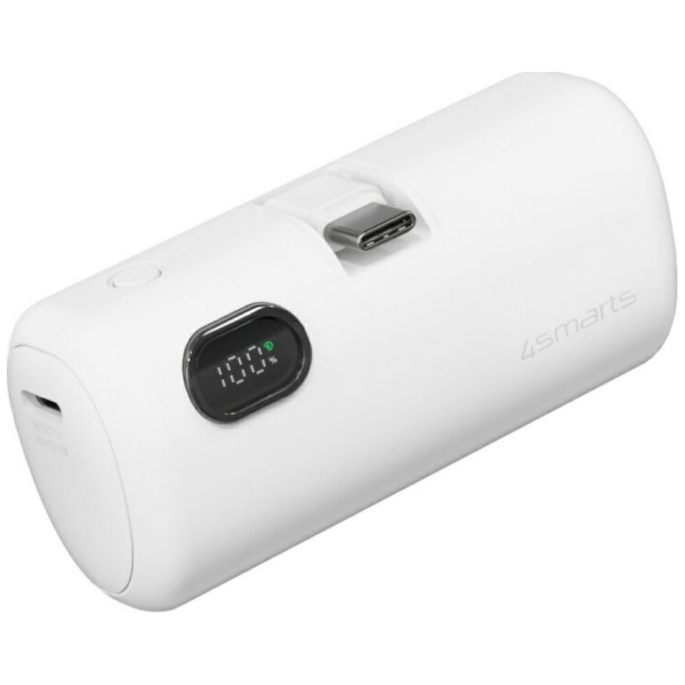 4smarts akupank Powerbank FicoFold 22,5 W 5000mAh valge