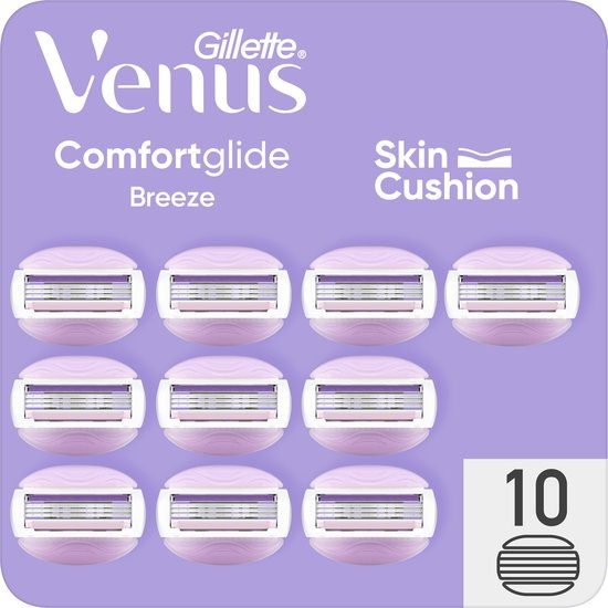 Gillette varuterad Venus ComfortGlide Breeze Razor Blades, 10tk