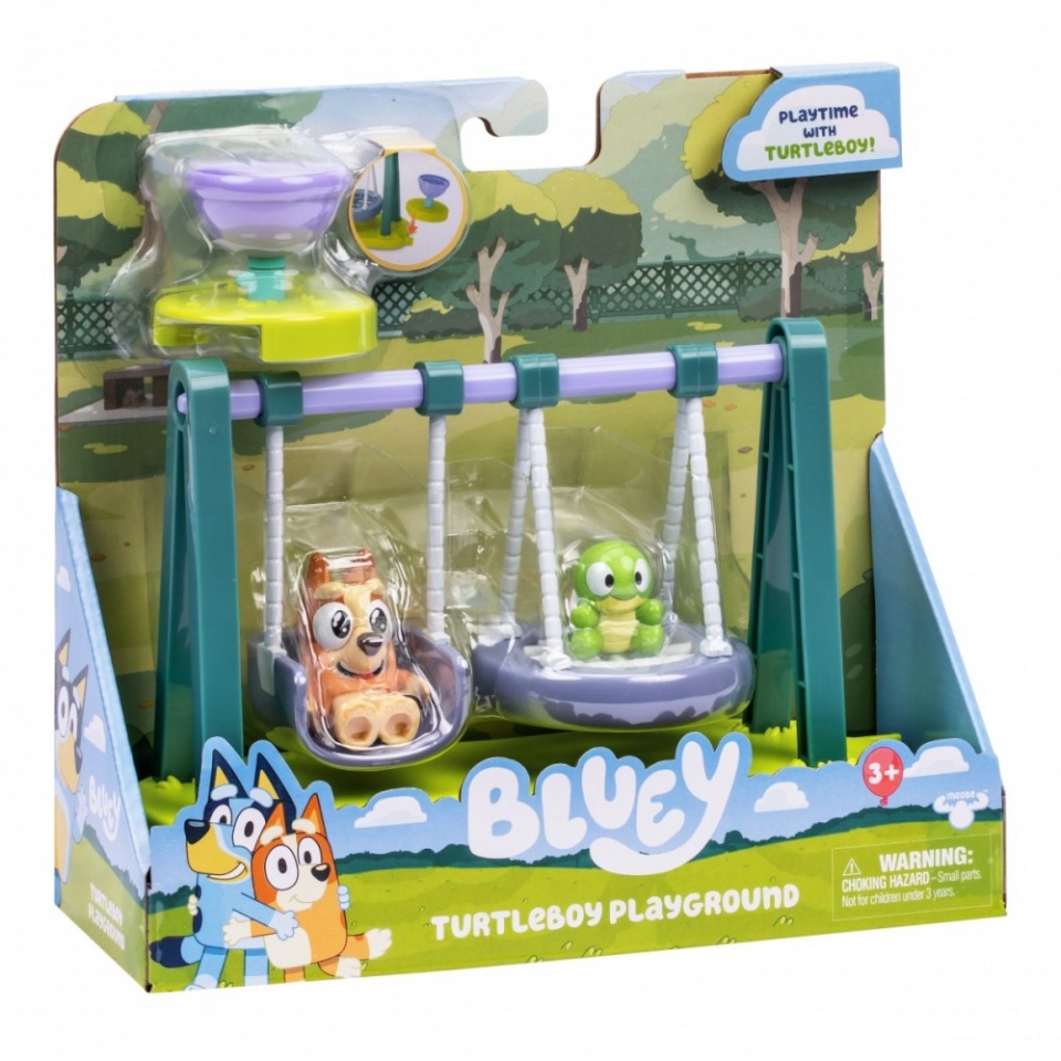 Tm Toys mängufiguur Bluey Set z żółw i huśtawka