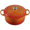 Le Creuset Signature Casserole round 22 cm ofenrot