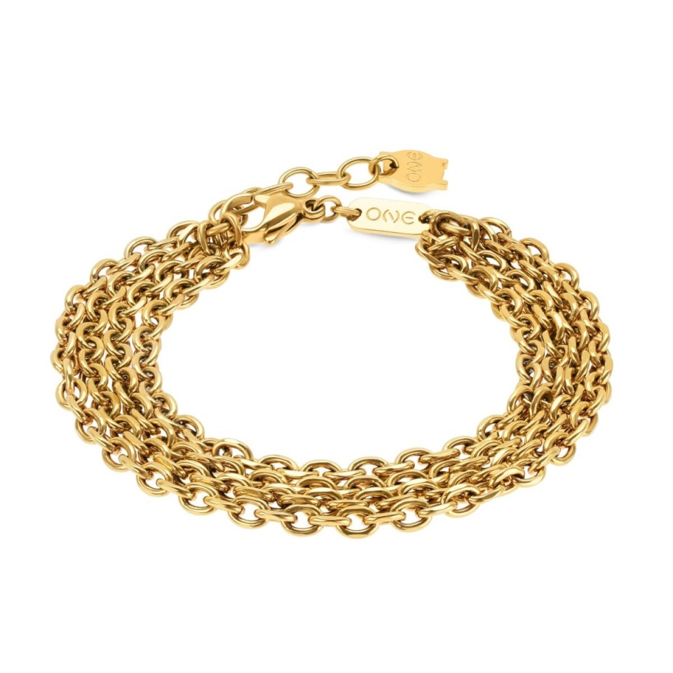 One Jewels naiste käevõru OJBA24G kuldne