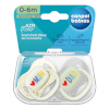 Canpol BABIES sümmeetriline silikoonist lutt LoveMum&Dad, 0-6m, 2 tk., 34/939