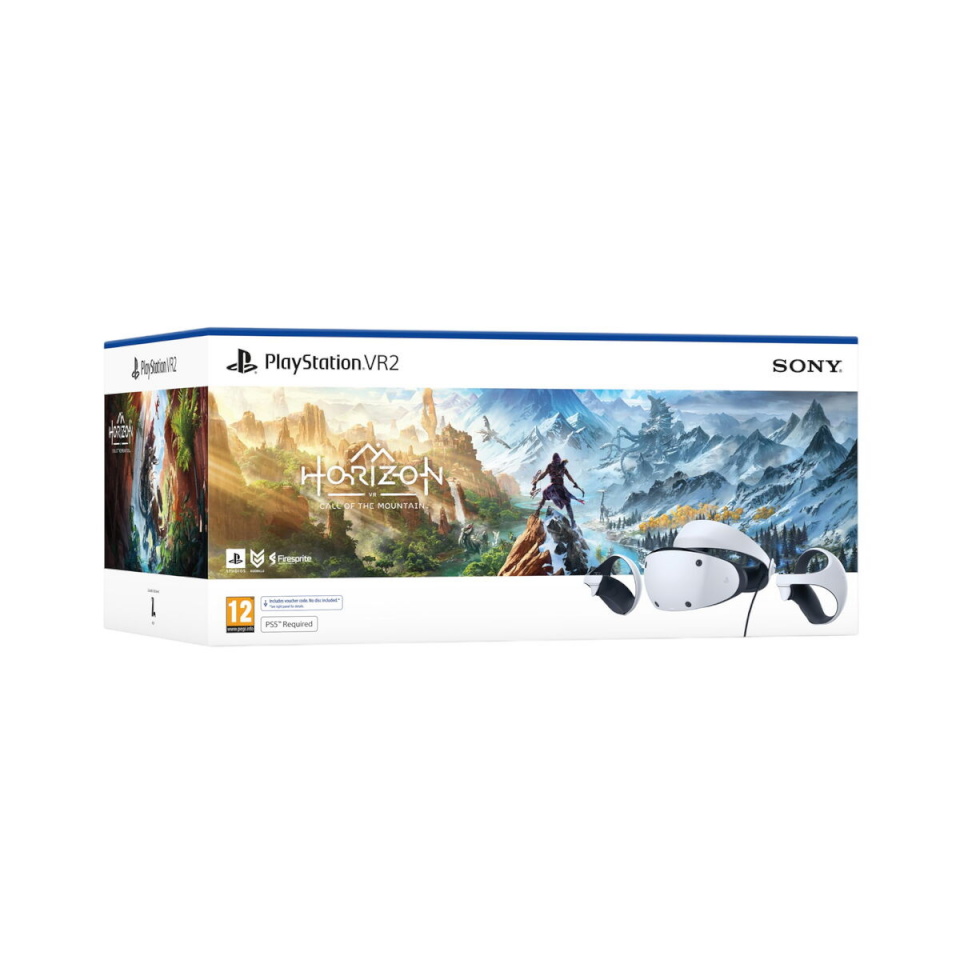 Sony virtuaalreaalsuse prillid Playstation VR2 Bundle Horizon Call Of The Mountain, valge