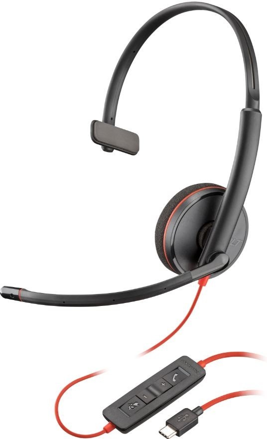 POLY kõrvaklapid Blackwire 3210 Mono USB-C/A Headset 8X214A
