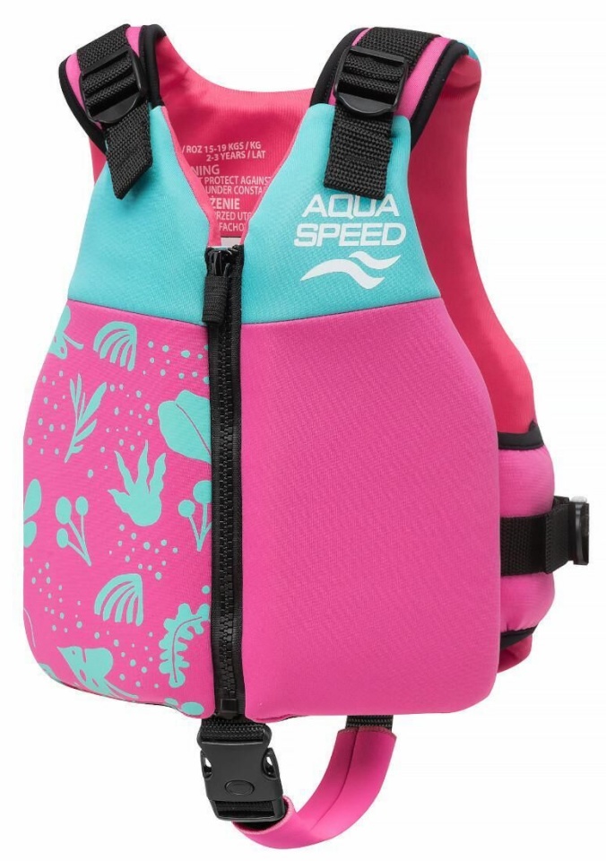 Aqua Speed ujumisvest Safe Splash roosa/sinine 15-19 kg