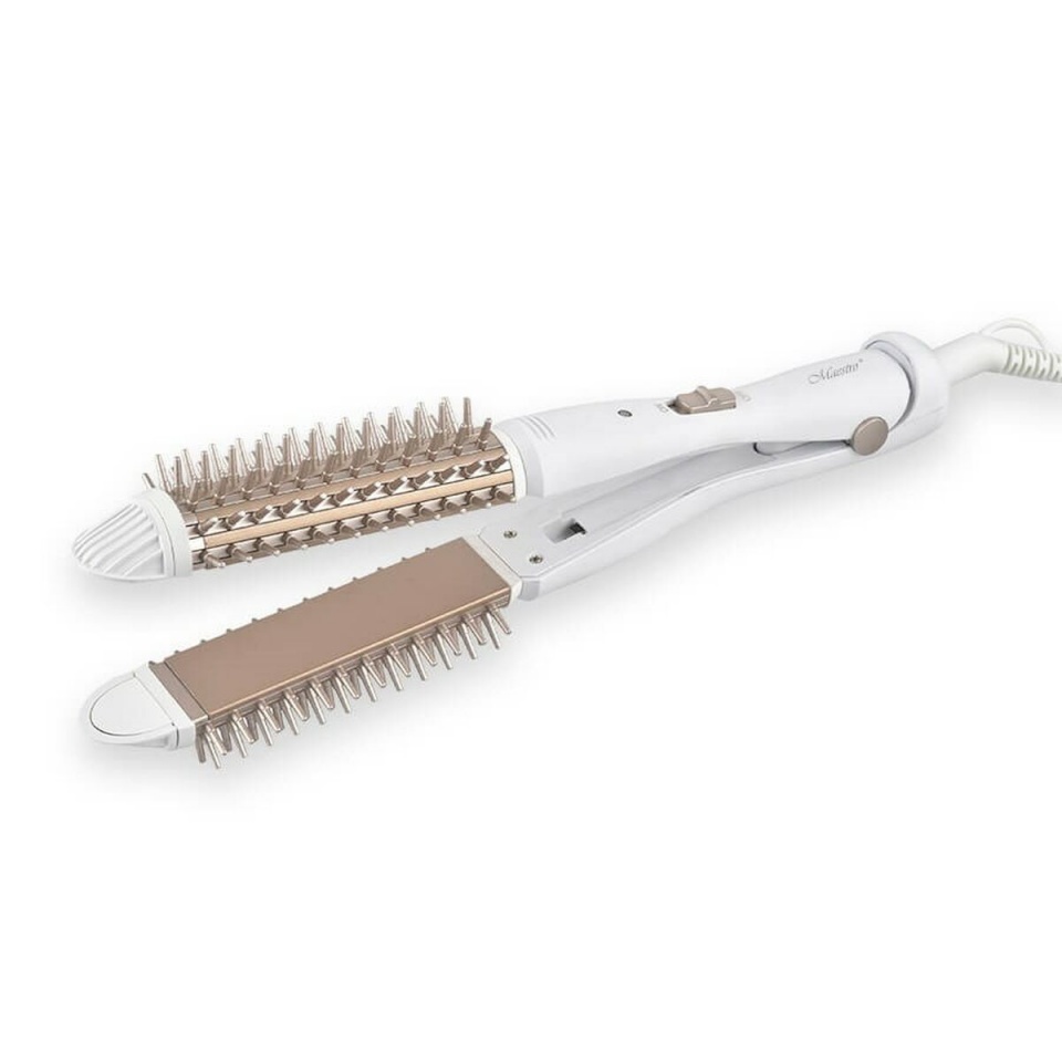 Feel Maestro juuksesirgendaja MR-263 Hair Curler and Straightener 2in1, valge