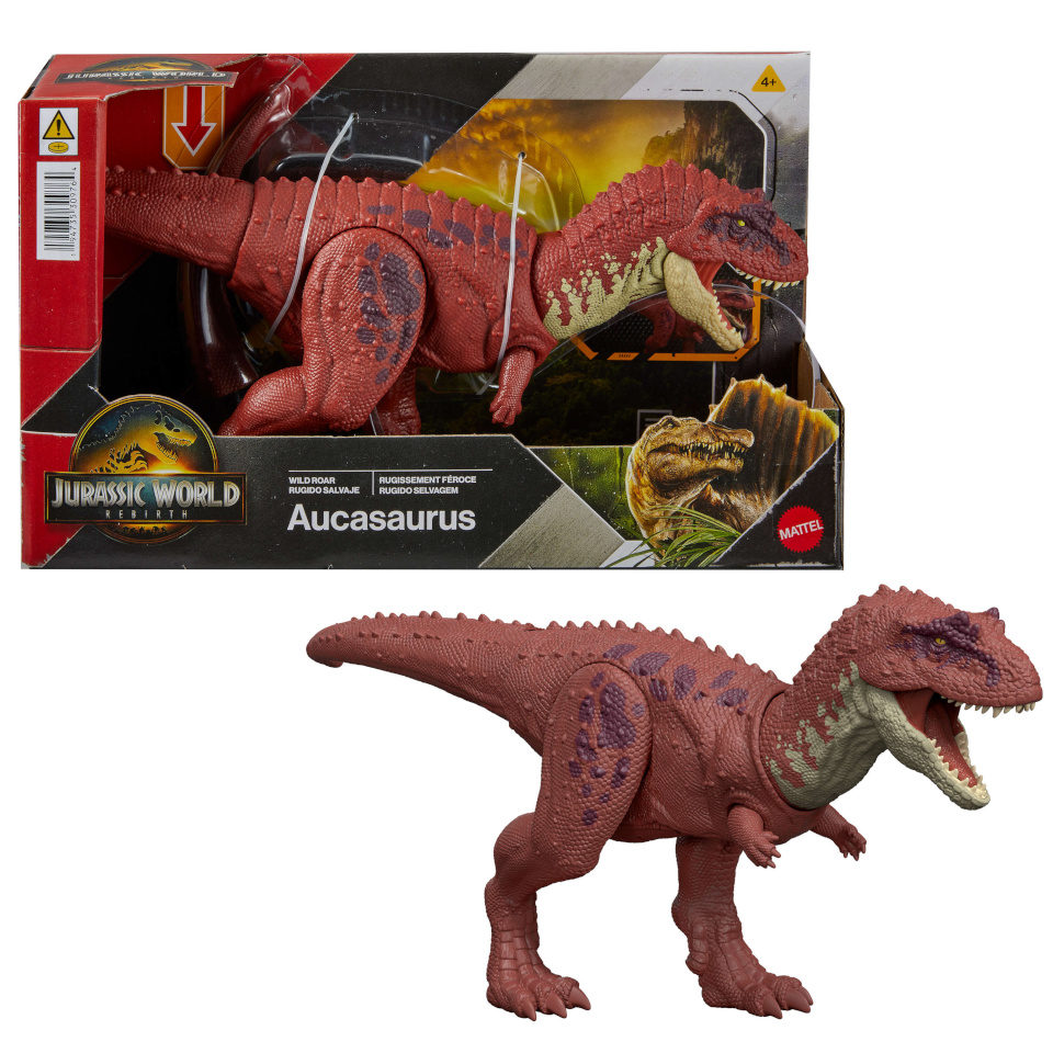 Mattel mängufiguur Jurassic World Wild Roar Aucasaurus