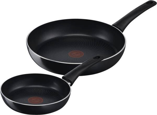 Tefal pannide komplekt Generous Cook, 2-osaline (must, Ø 28cm, Ø 20cm)