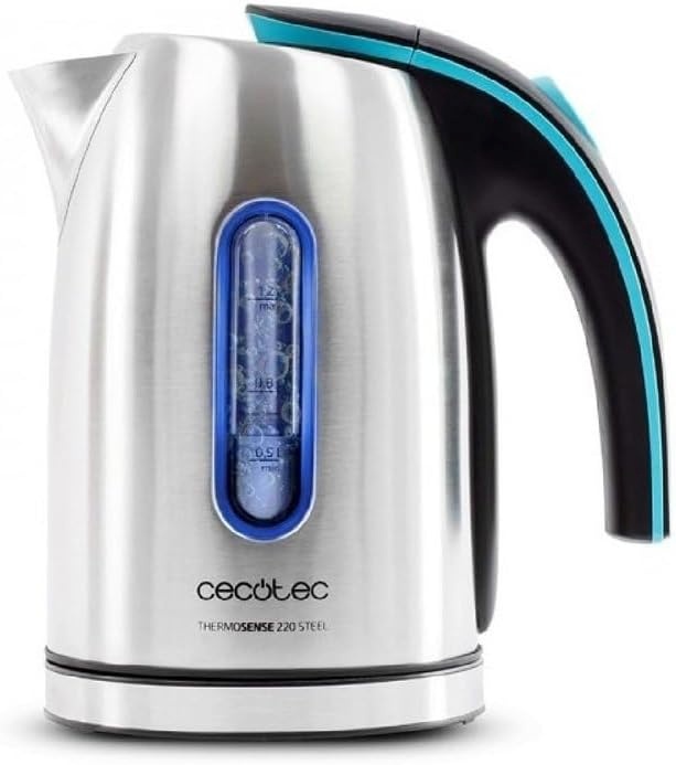 Cecotec veekeetja | ThermoSense 220 Steel | Electric | 1630 W | 1.2 L | Stainless Steel | 360° rotational base | Stainless Steel
