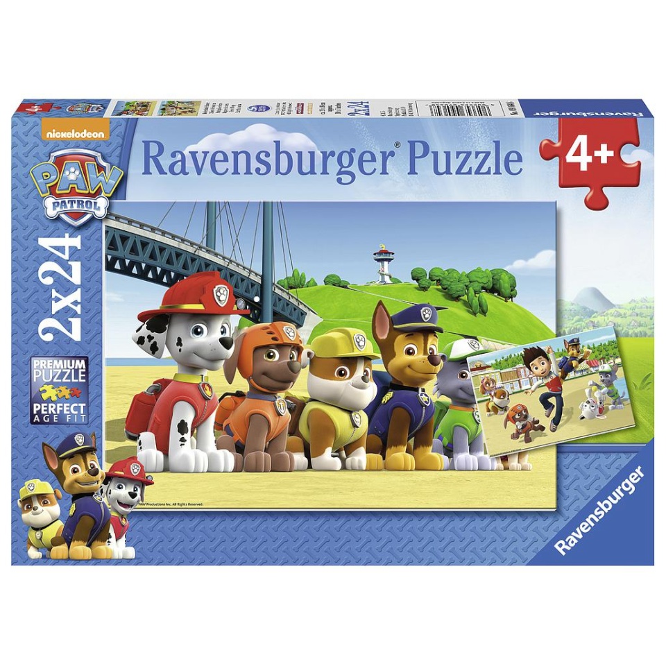 Ravensburger pusle Paw Patrol 2x24-osaline 090648