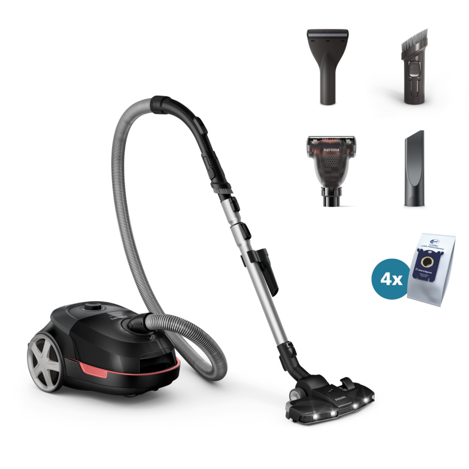 Philips tolmuimeja XD6142/12 Series 6000 Cylinder Vacuum Cleaner, must