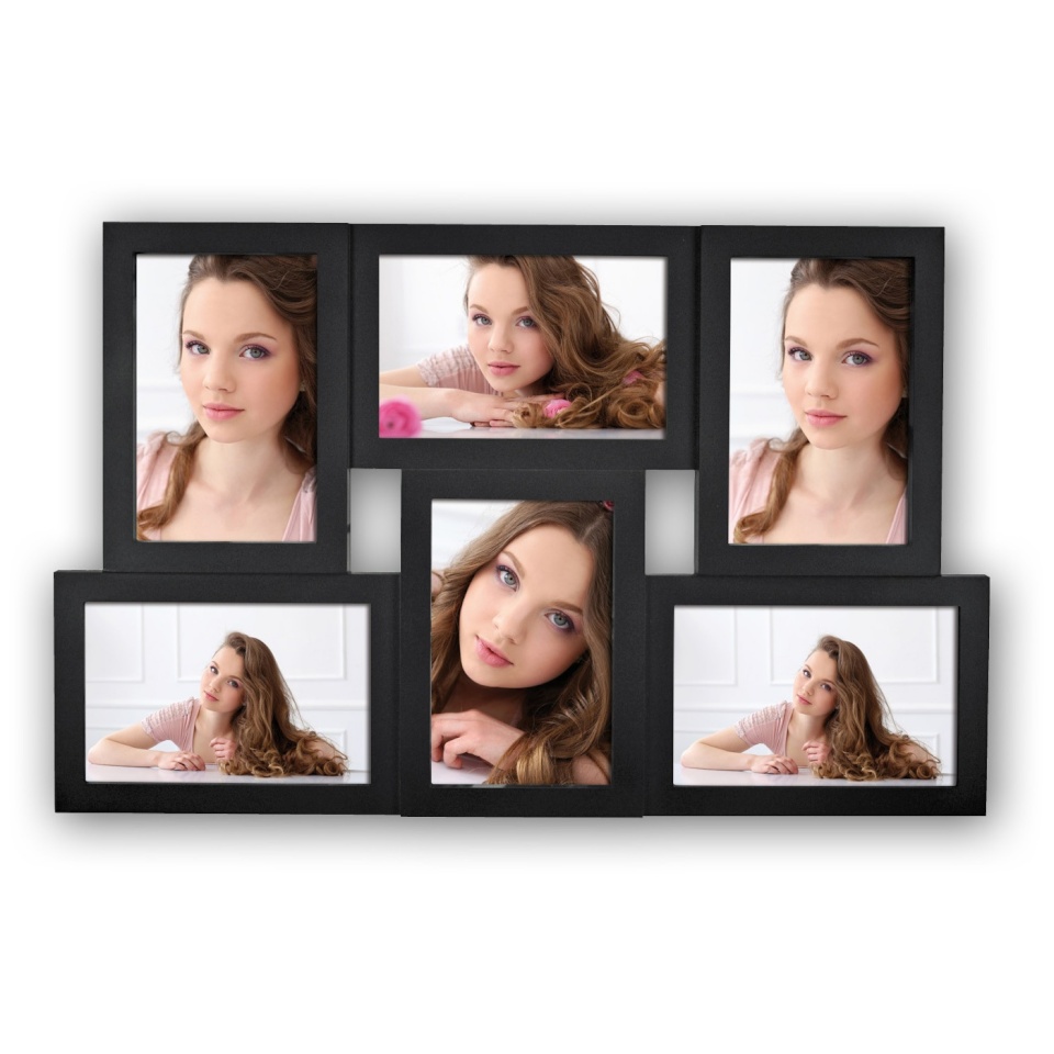ZEP pildiraam XK646B Andorra must 6x10x15 (46x29) cm