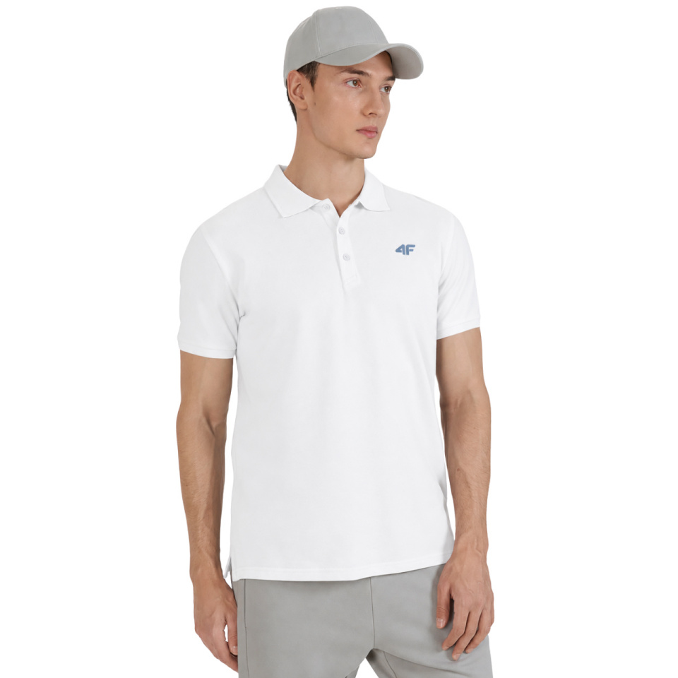 4F T-särk meestele M0988 valge 4FWSS26TPTSM0988 10S suurus M