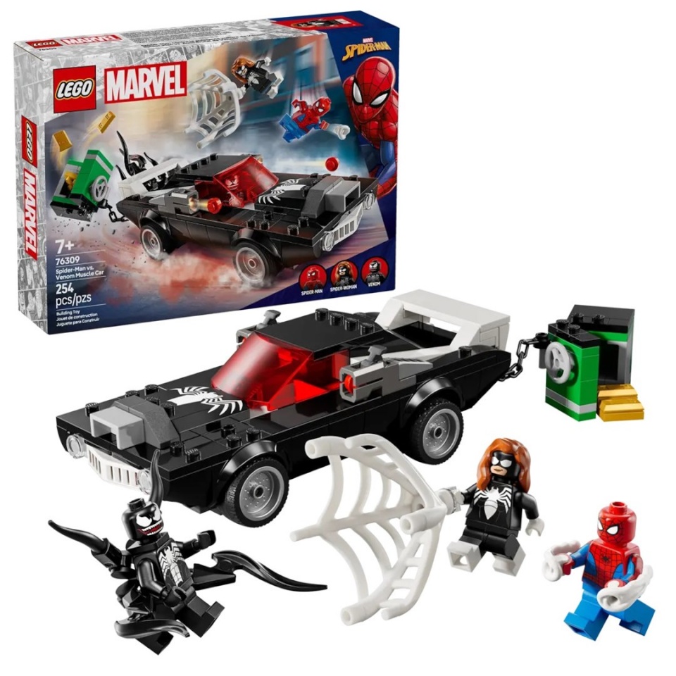 Lego klotsid MARVEL 76309 Spider-Man vs. Venom Muscle Car
