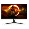 AOC monitor Q27G2E/BK, 27", VA, QHD, 16:9, 1ms, 250cd/m², 155Hz, HDMI, must/punane