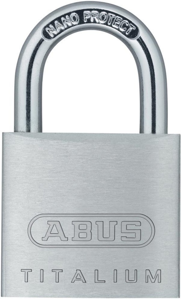 ABUS tabalukk 64TI/30 Padlock, Titalium, 17mm
