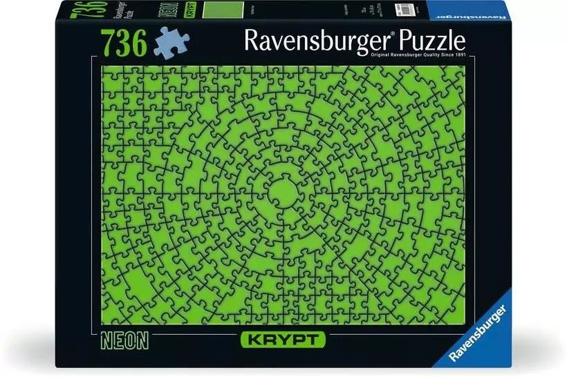 Ravensburger pusle Puzzle Krypt Neon Green (neon-roheline)