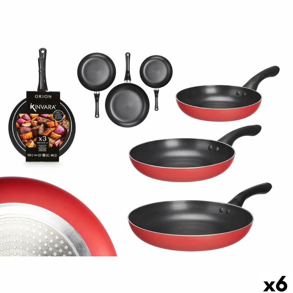 Kinvara Kuumuskindlast bakeliidist valmistatud käepide 2 must punane alumiinium Bakeliit 20x4cm 28x5cm 24x4,5cm 6 Ühik