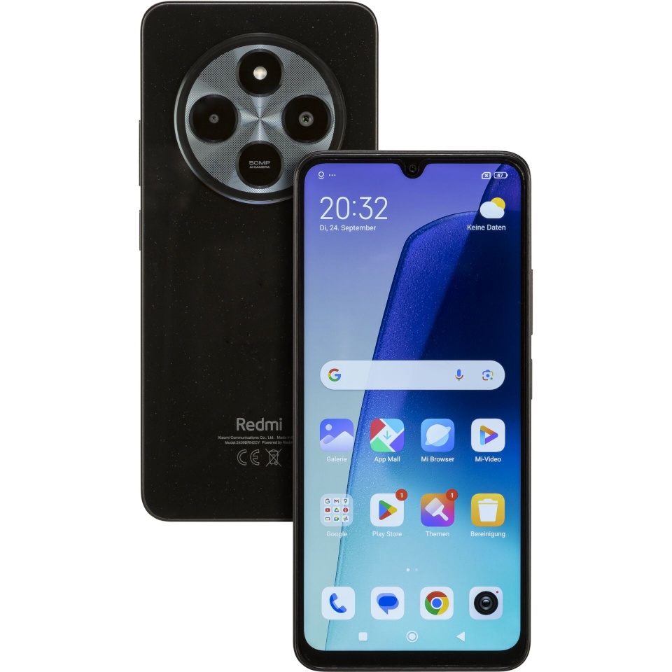 Xiaomi mobiiltelefon Redmi 14C 128GB (Midnight must, 4 GB LPDDR4X)