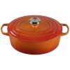 Le Creuset Signature Casserole oval 27 cm volcanic