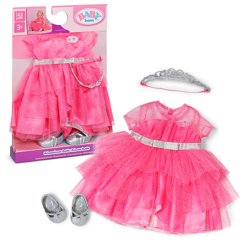 ZAPF nukuriided BABY Born Prinzessinnen-Outfit 43cm