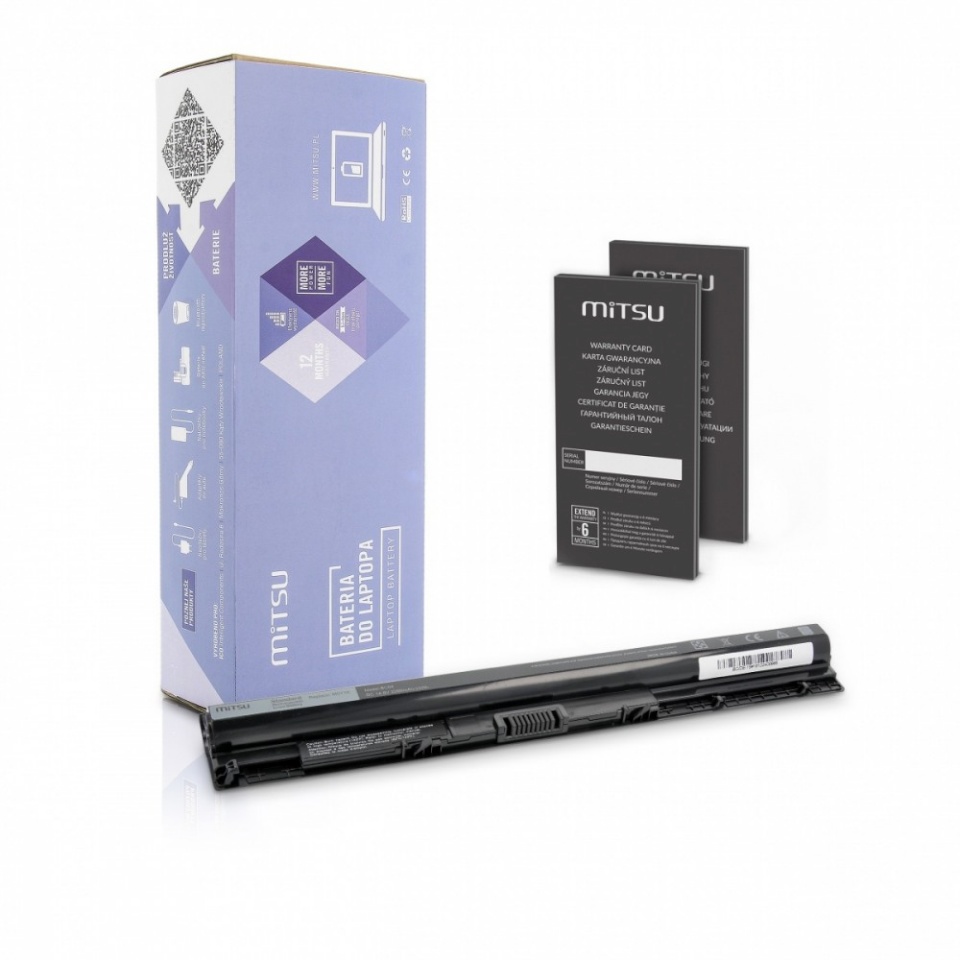 Mitsu sülearvuti aku for Dell Inspiron 15 3451 2200 mAh (33 Wh) 14.4 - 14.8 Volt