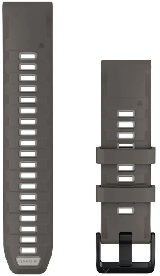 Garmin pulsikella rihmade komplekt QuickFit 22mm fenix 9 Pro, pebble grey/silver