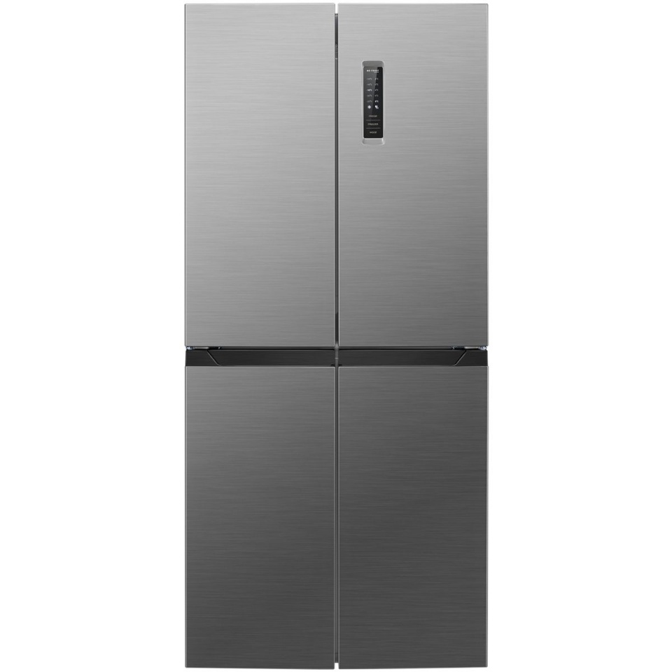Bomann külmik KG 7358 Fridge-Freezer Combination, 80cm, 362L, roostevaba teras