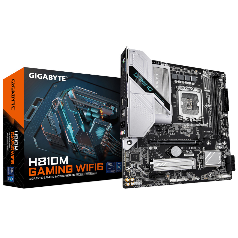 Gigabyte emaplaat H810M Gaming WIFI6 H810, S1851, mATX DDR5