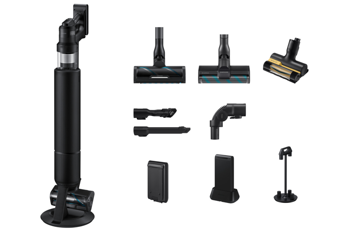 Samsung tolmuimeja VS90F40DEK 2-in-1 stick vacuum Battery Dry HEPA Bagless 0,5 L 1300W must