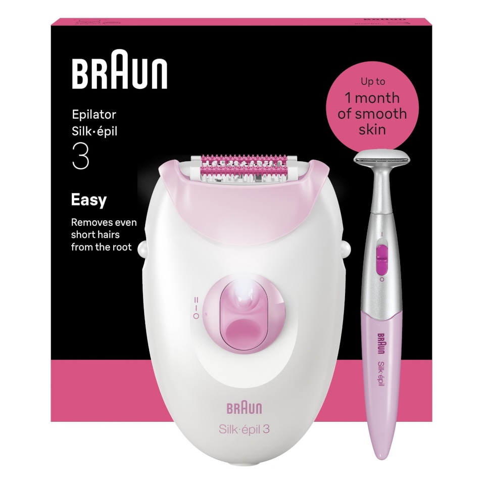 Braun Silk·épil 3 3-202 juhtmega epilaator