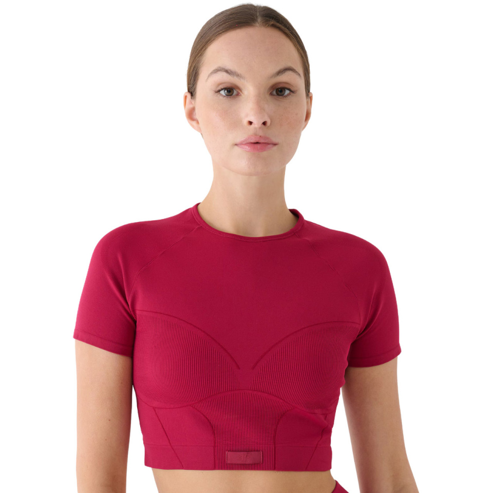 Koszulka Women 4F Fnk F1737 Burgund 4FRAW24TFTSF1737 60S M/L