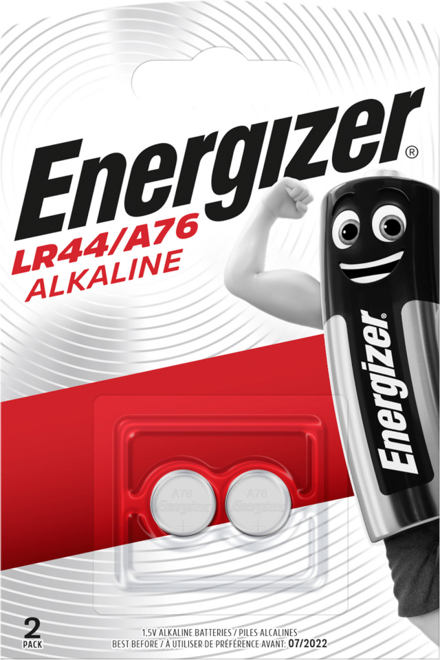 Energizer patarei Energizer Alkaline A76/LR44 BP2