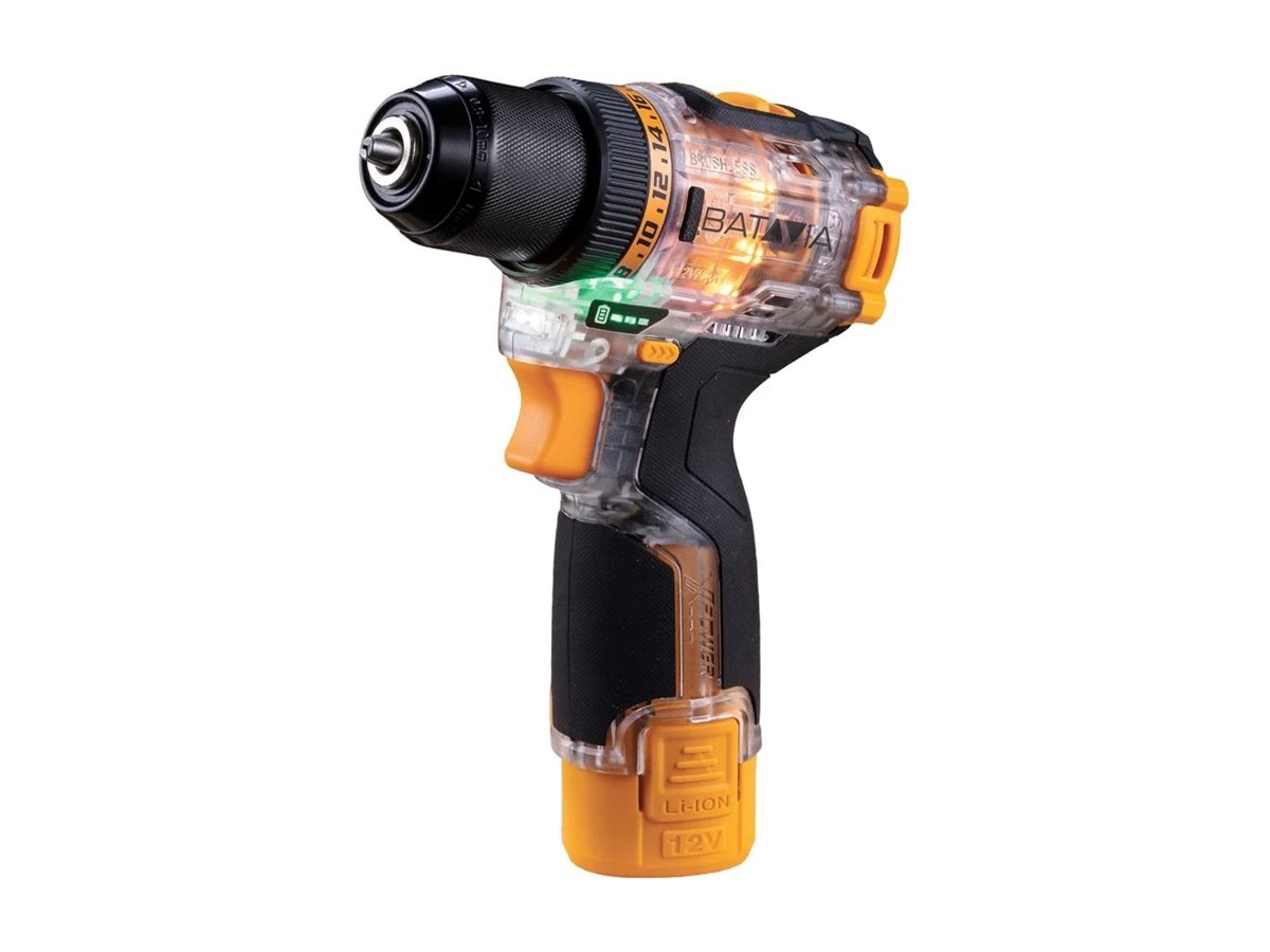 Batavia B.V. akutrell Fusion Drill 12V Brushless Drill Driver - Incl. Battery and Charger