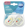 Canpol BABIES sümmeetriline silikoonist lutt LoveMum&Dad, 6-18m, 2 tk., 34/940
