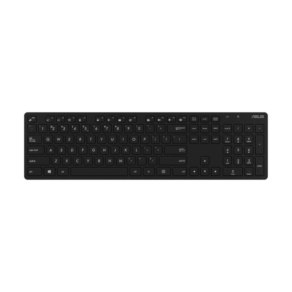 Asus klaviatuur W5000 KEYBOARD+MOUSE/BK/RU