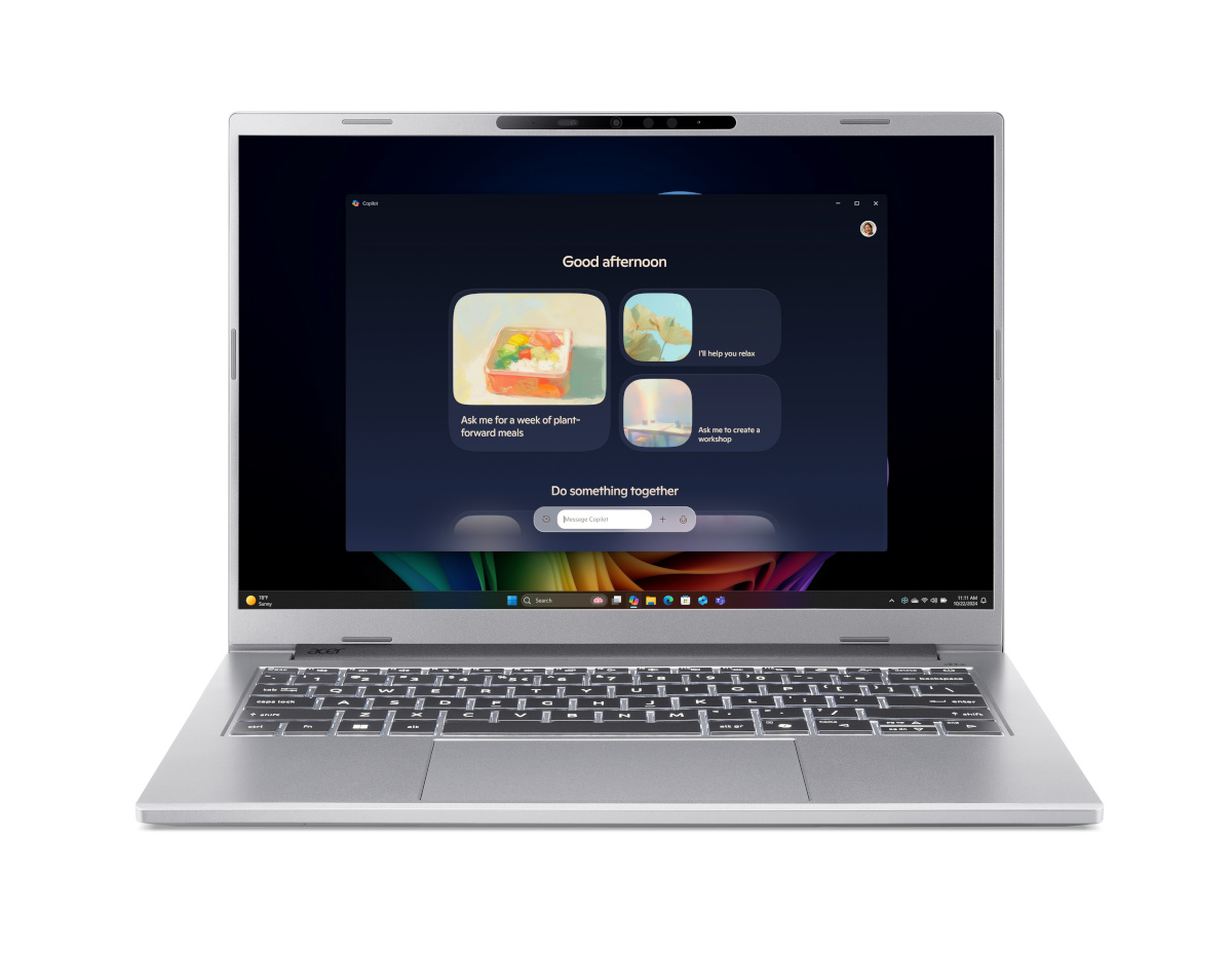 Acer sülearvuti Aspire 14 AI OLED (A14-61M-R6YA) - Int. (QWERTY) Keyboard 14,0" WUXGA, OLED, Ryzen AI R5-340 (50 TOPS), 16GB RAM, 1TB SSD, Windows 11
