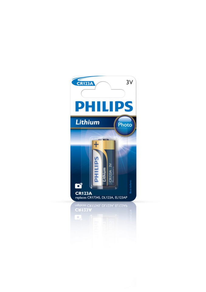 Philips patarei CR123 3V Lithium
