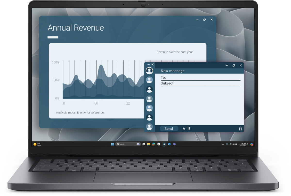 Dell sülearvuti Pro 14 PC14255 14" R5-P-230 16GB RAM, 512GB SSD, WUXGA , Win 11 Pro