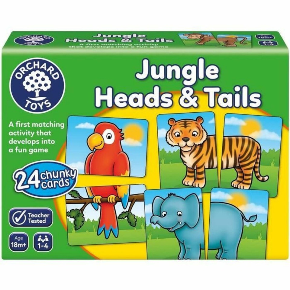 Orchard arendav mäng kolm-ühes Jungle Heads & Tails FR